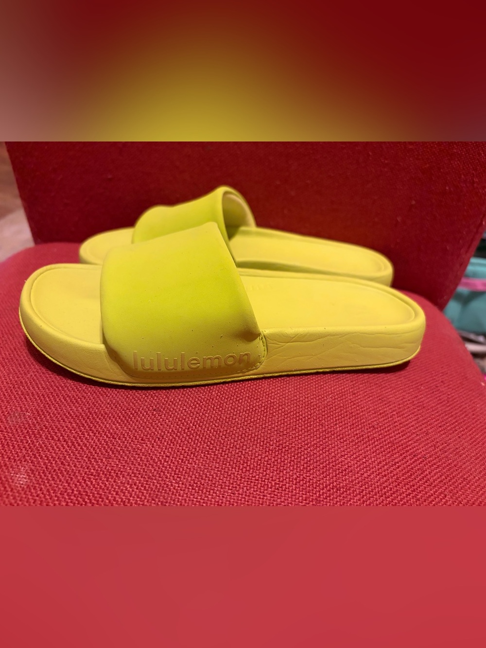 lululemon athletica Women’s Slide Sandals in Neon Yellow